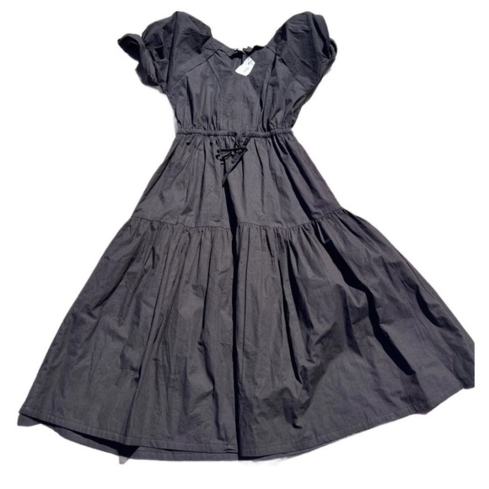 Wknd Black Cottagecore Dress